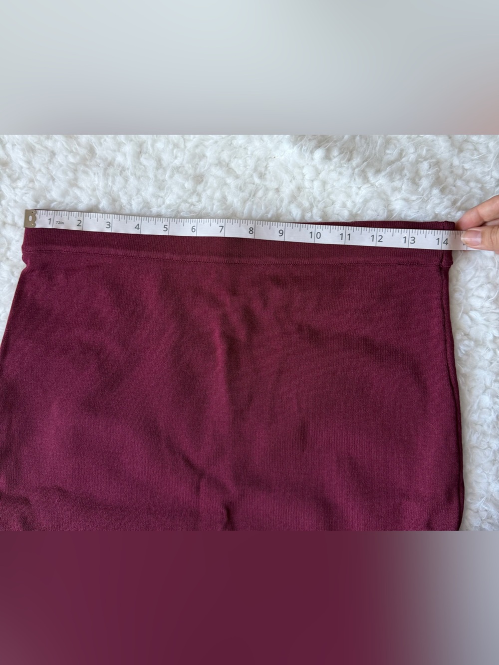 Romeo & Juliet Couture Plum Pencil Skirt - Picture 4 of 7